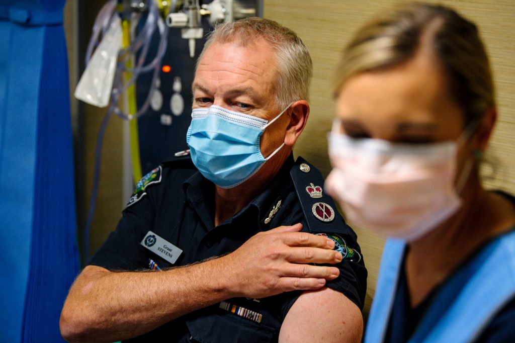 Thumbnail for SA Police union rejects mandatory vax order