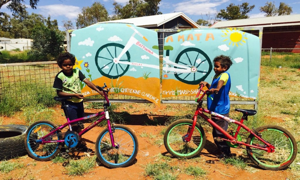 The pride of owning a bike is evident in the Amata community. Photo: BikeSA