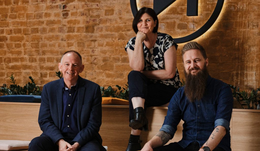 (L-R) NATION CEO Greg Knagge, Admin Director Jo Fieldler and newly promoted Company Director Nick Brz (Photo: Supplied)