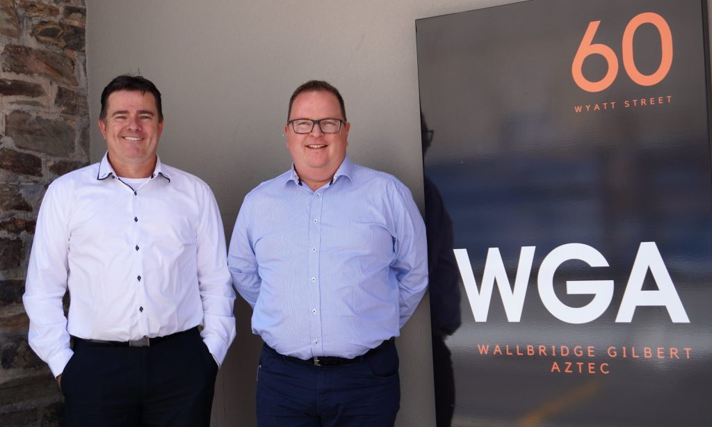 (L-R) Nathan Silby and Ben Stapleton have been appointed joint Managing Directors at Wallbridge Gilbert Aztec (Photo: Supplied). 