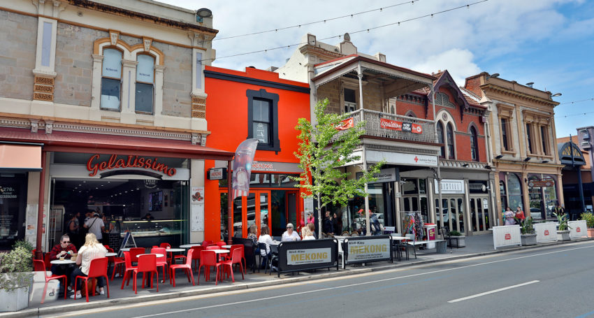 Rundle street businesses before the pandemic hit (Photo: Tony Lewis/InDaily)
