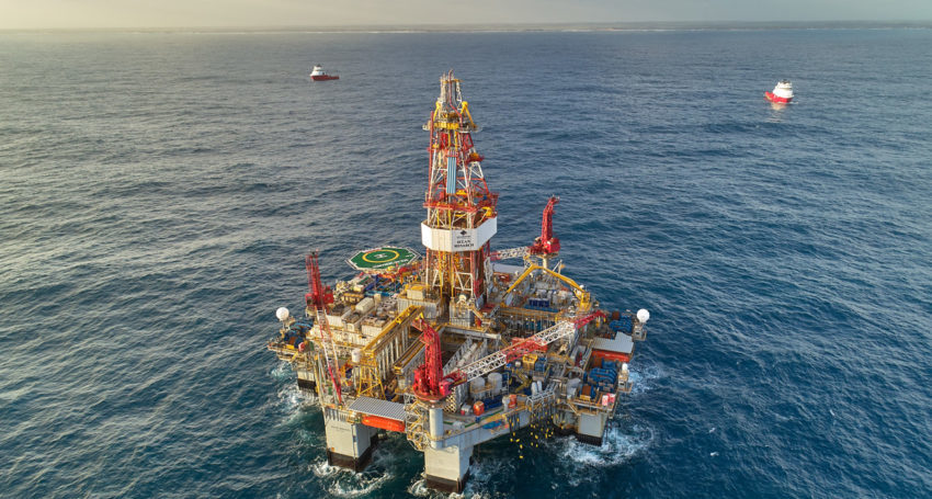 A Cooper Energy rig in Victoria's Otway Basin. Picture: Robert Garvey