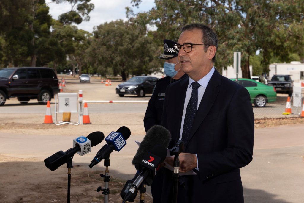 Steven Marshall has recently taken centre-stage from Grant Stevens. Photo: Tony Lewis / InDaily