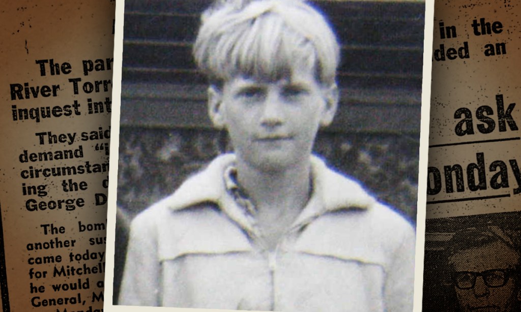 Wayne Craill, pictured here as a primary school student, was found in the Torrens in 1971. The 19-year-old's death was recorded as misadventure and drowning and he was cremated before test results revealed a puzzlingly high level of alcohol in his blood. Photo supplied.