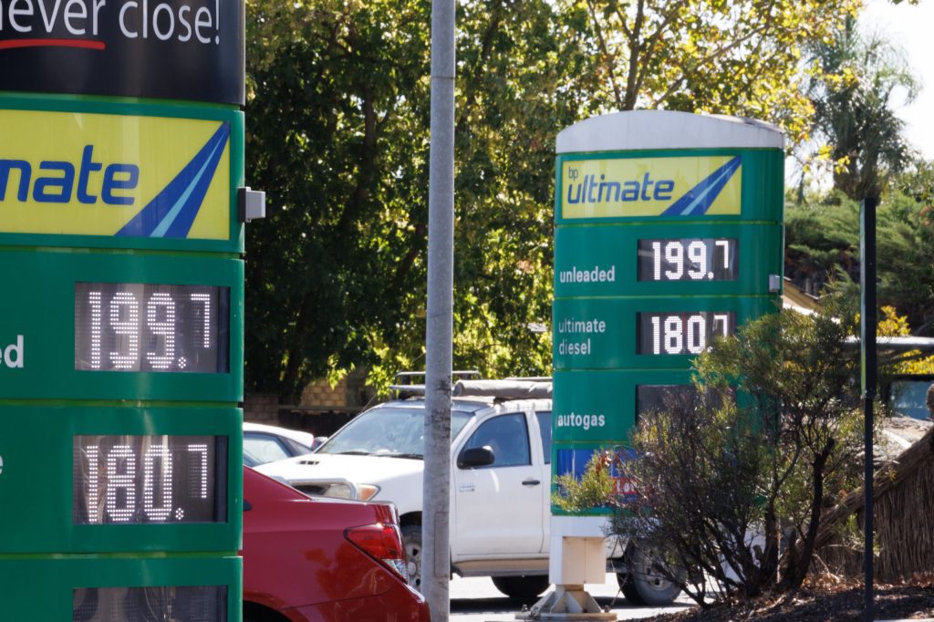 Adelaide petrol prices have spiked. Photo: Tony Lewis/InDaily