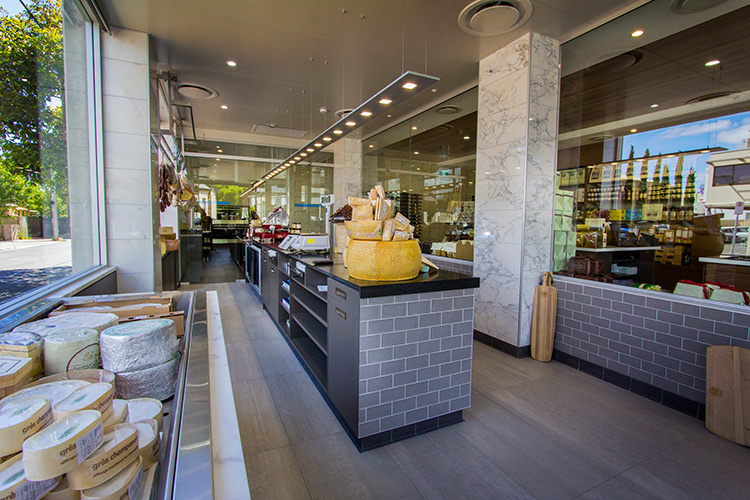 Inside the Bottega Rotolo King William Road store.