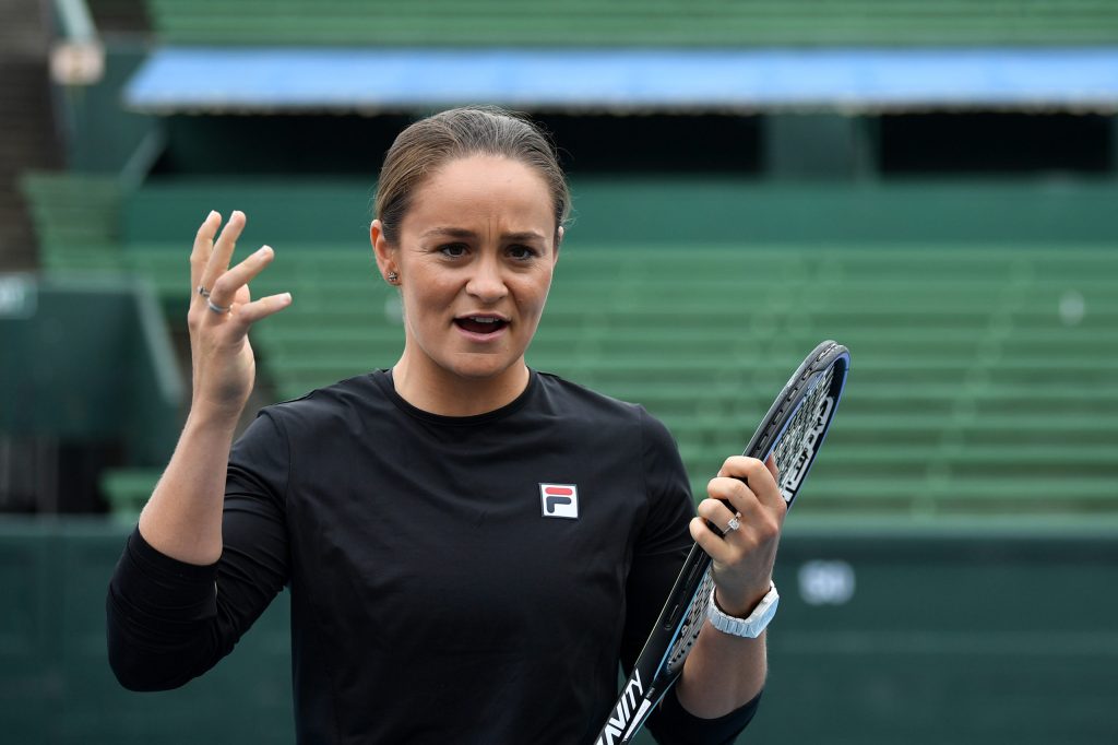 Australian tennis player Ash Barty (AAP Image/Joel Carrett)