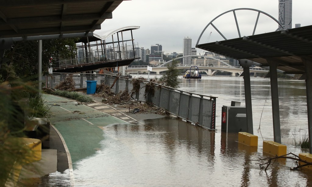 Brisbane's clean-up following devastating floods that have claimed 13 lives in Queensland are continuing. Picture: Jono Searle/AAP
