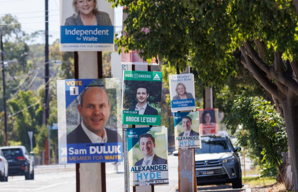 Voters are seeing a lot of propaganda - but how much of it are they actually paying for? Photo: Tony Lewis / InDaily