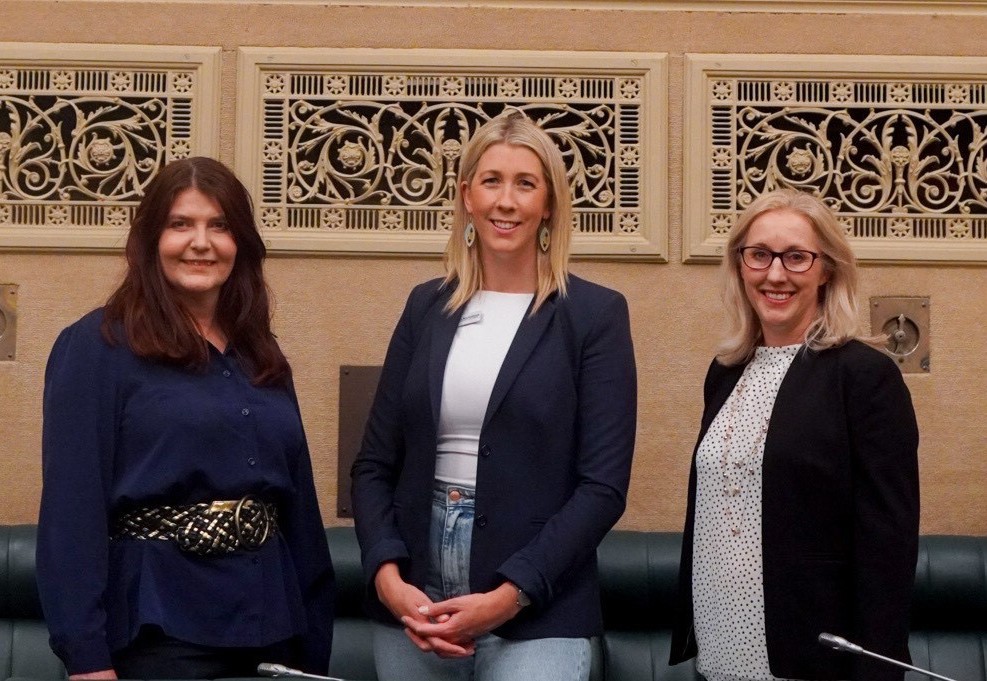 (L-R) Independent candidates Cate Hunter (Frome), Lou Nicholson (Finniss) and Airlie Keen (Hammond). Nicholson and Keen are still in contention to win a seat in Parliament. Photo: supplied