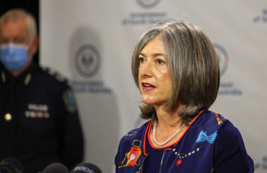 Chief public health officer Professor Nicola Spurrier. Photo: Tony Lewis/InDaily