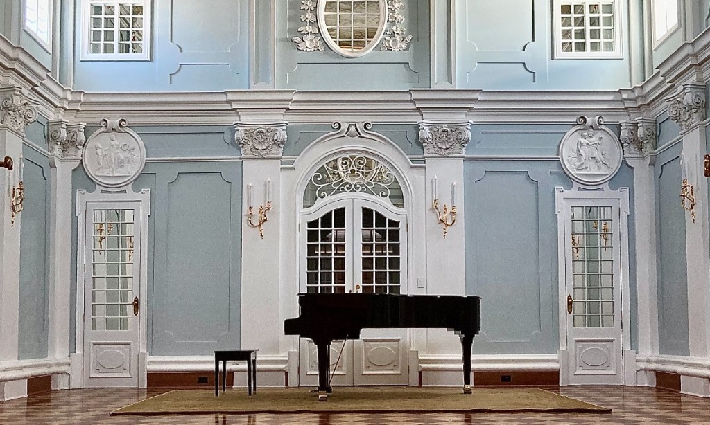 The concert hall at 104 Tynte Street in North Adelaide. Photo: Supplied 