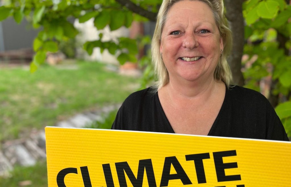 Heather Holmes-Ross is campaigning in Waite. Photo: Facebook