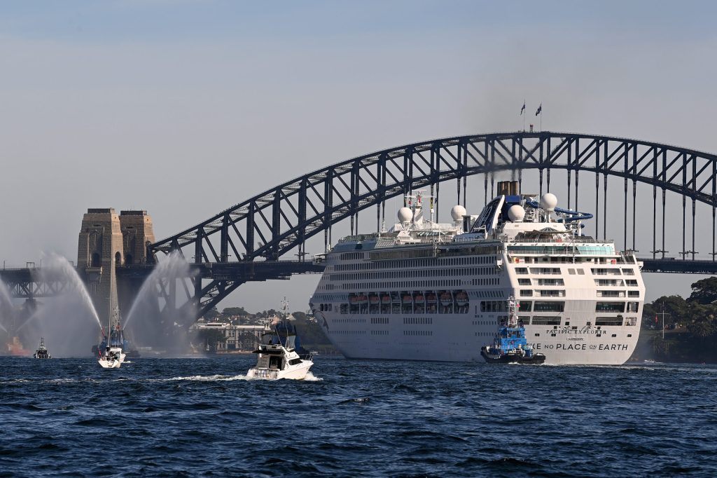 Thumbnail for Sydney celebrates first cruise ship visit since pandemic shutdown