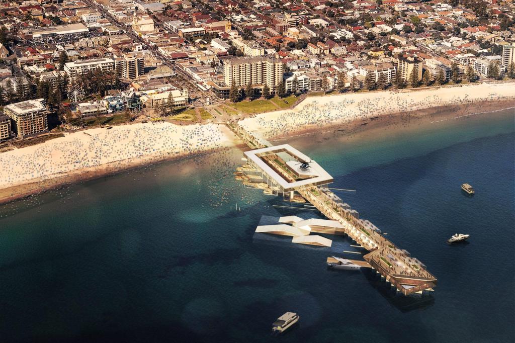 Thumbnail for Glenelg jetty upgrade plan sinks to bottom