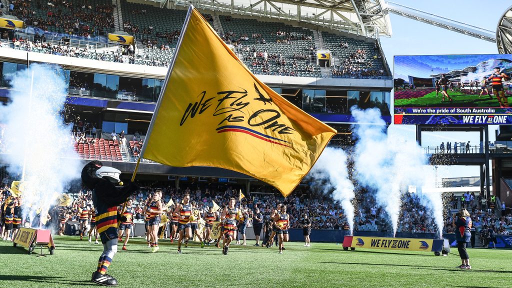 Fireworks on-field, but it was waterworks causing concerns back at West Lakes last week. Photo: Michael Errey / InDaily