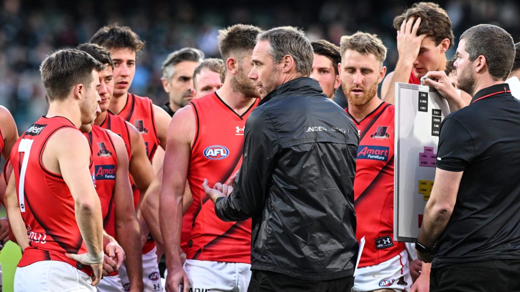 Thumbnail for Bombers coach says sacking speculation not ideal