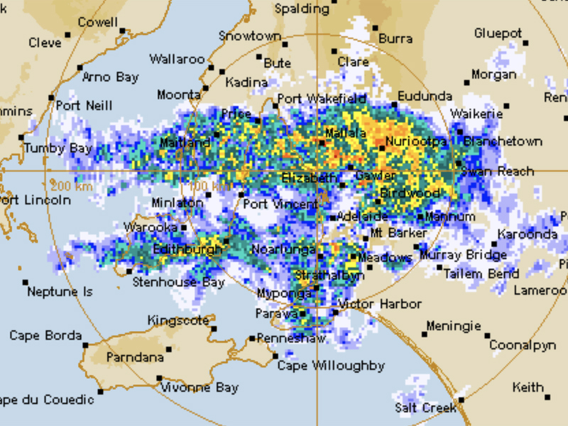 Thumbnail for Heavy rain, wind lashes Adelaide