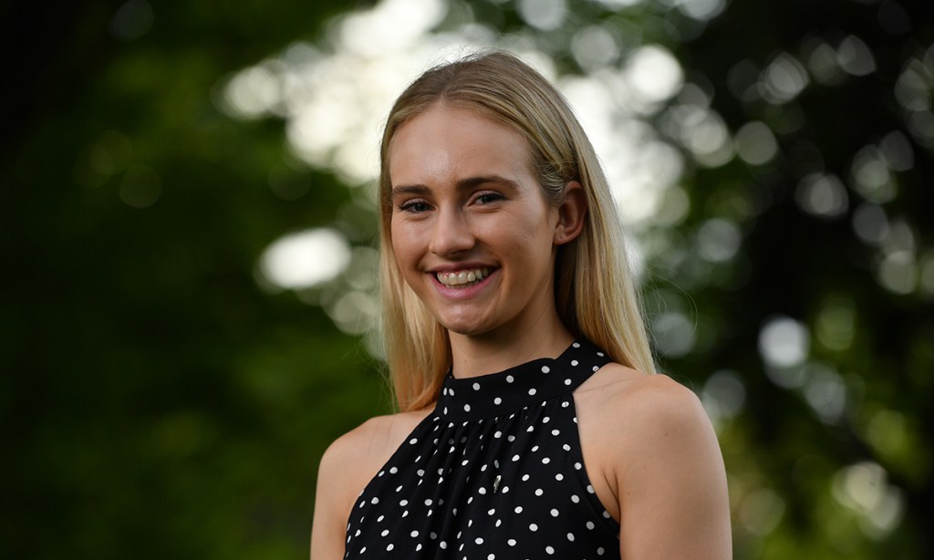 2021 Young Australian of the Year Isobel Marshall has resigned from TABOO Period Products - the social enterprise she co-founded in 2017. Photo: Mick Tsikas/AAP 
