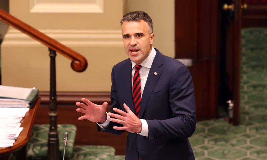 Premier Peter Malinauskas is facing a backlash from his own union, and the driving force behind Labor's dominant faction. Photo: Tony Lewis/InDaily