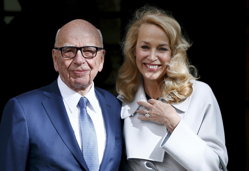 Rupert Murdoch and Jerry Hall are reportedly separating. Photo: Stefan Wermuth / TPX via AAP