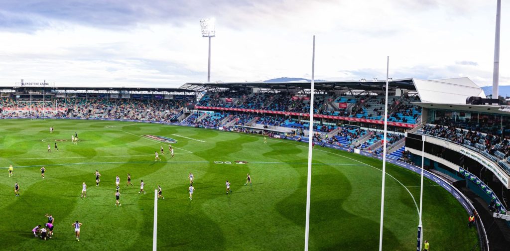 Thumbnail for Tassie’s AFL bid depends on a new stadium, says McLachlan
