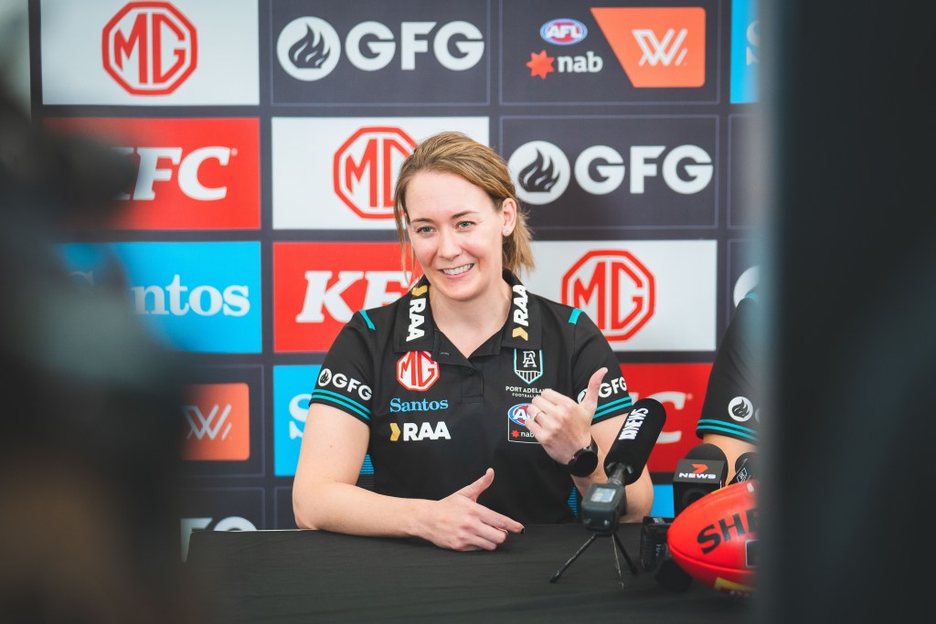Thumbnail for An outsider’s Port Adelaide AFLW homecoming
