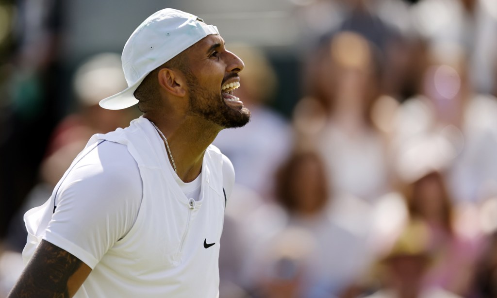 Thumbnail for Kyrgios fined for spit as he cruises to another win