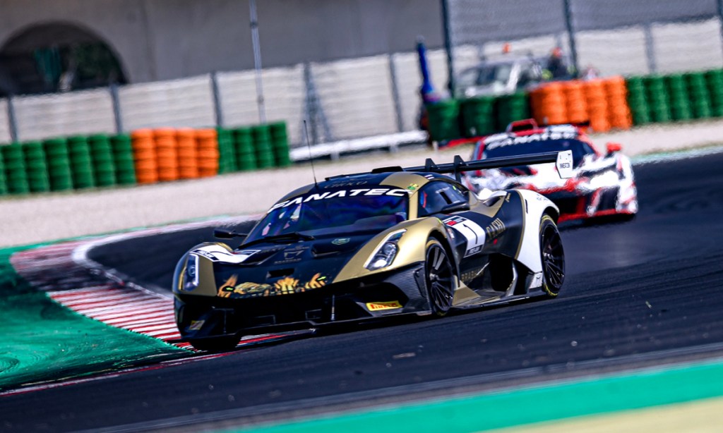 The Brabham BT63 GT2 in action. Image courtesy of SRO Motorsports Group.