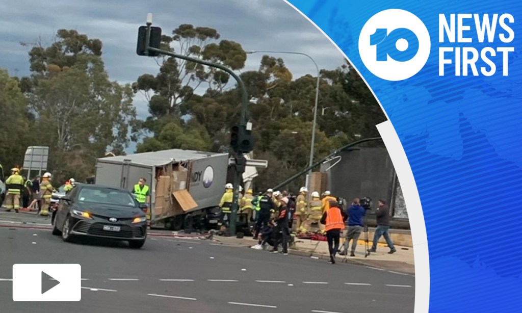 Thumbnail for VIDEO: Truck driver bailed over SA freeway crash