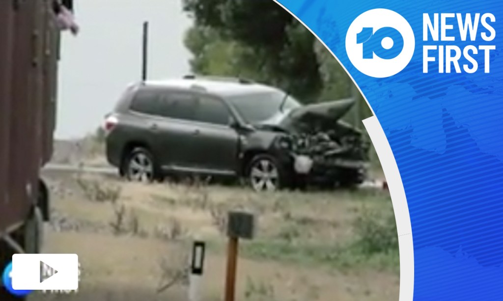 Thumbnail for VIDEO: Family survives train collision