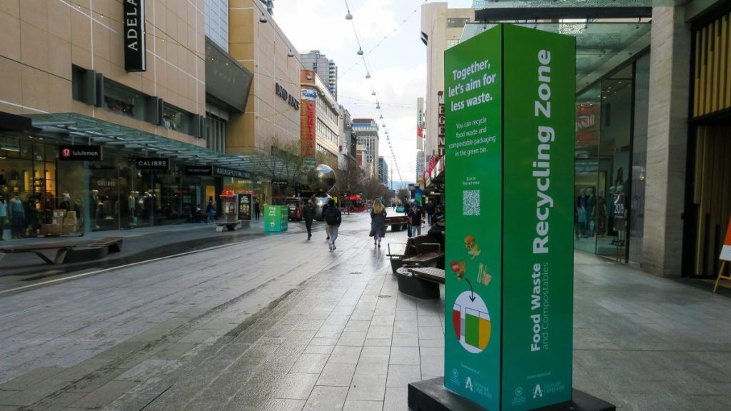 Thumbnail for Food recycling bin rollout for Rundle Mall