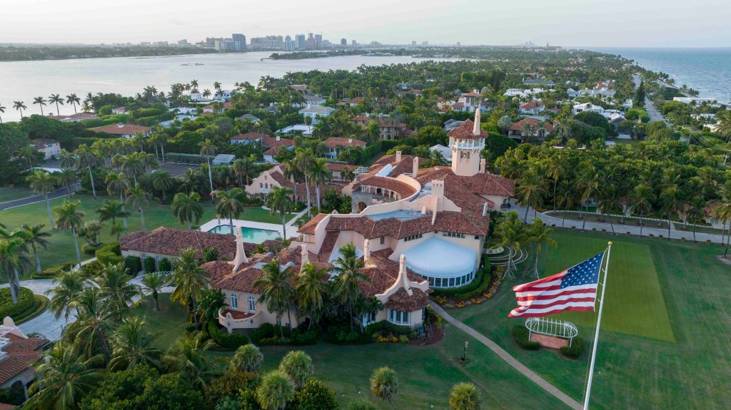 Donald Trump's Mar-a-Lago estate in Palm Beach, Florida. Photo: AP/Steve Helber