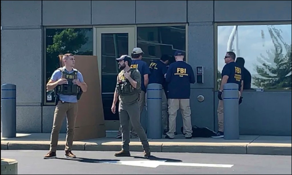 Thumbnail for Gunman shot dead after trying to breach FBI building