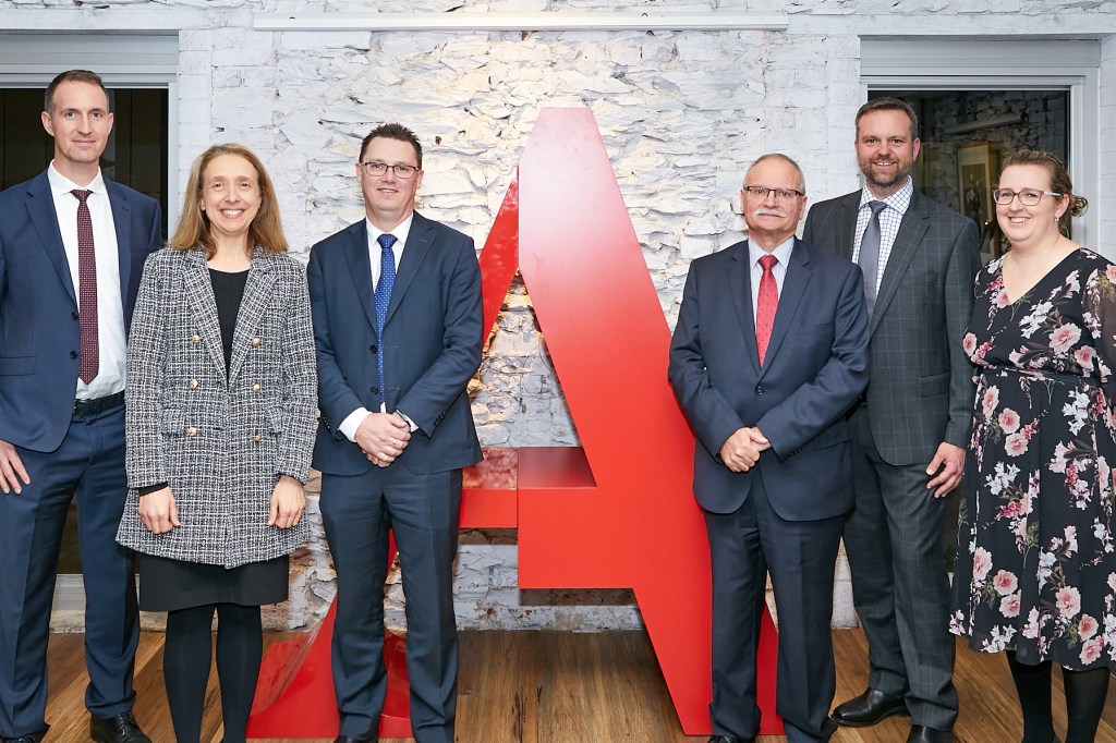 Andersons partners: Ryan Thomas, Suzanne Pinyon, Matthew Fuss, Garry Palasis, Felix Hoelscher, Sarah Vinall (absent Selina Nikoloudakis and Arthur Siow)