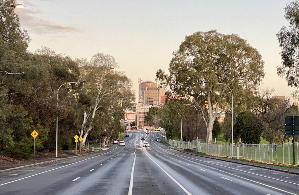 Bartels Rd will be closed for four days in November for the Harvest Rock festival. Photo: Tony Lewis/InDaily