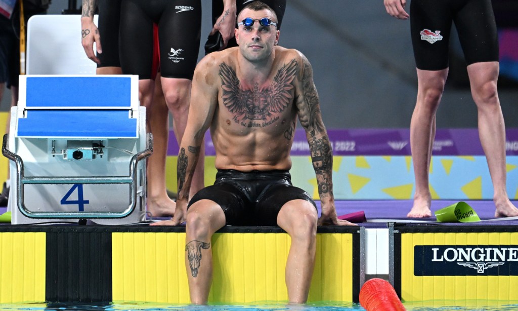 Thumbnail for Chalmers blasts past rivals amid swim storm