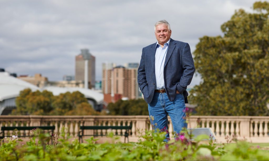 Rex Patrick campaign to for Adelaide Lord Mayor will begin today. Photo: supplied