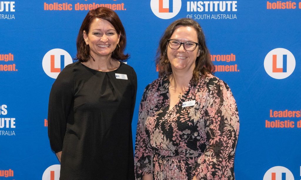 Claire Fuller and Jo Carrick have taken up senior roles at the Leaders Institute of South Australia. Photo: supplied