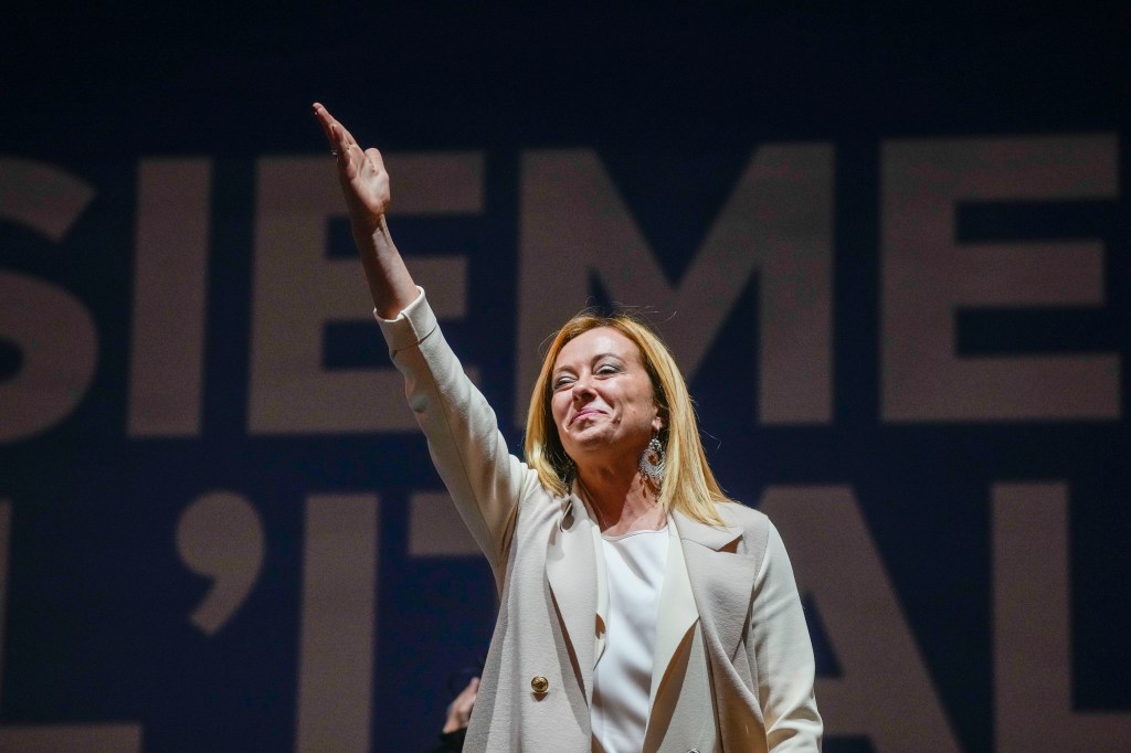 Thumbnail for Italy’s first female PM vows to ‘restore dignity’