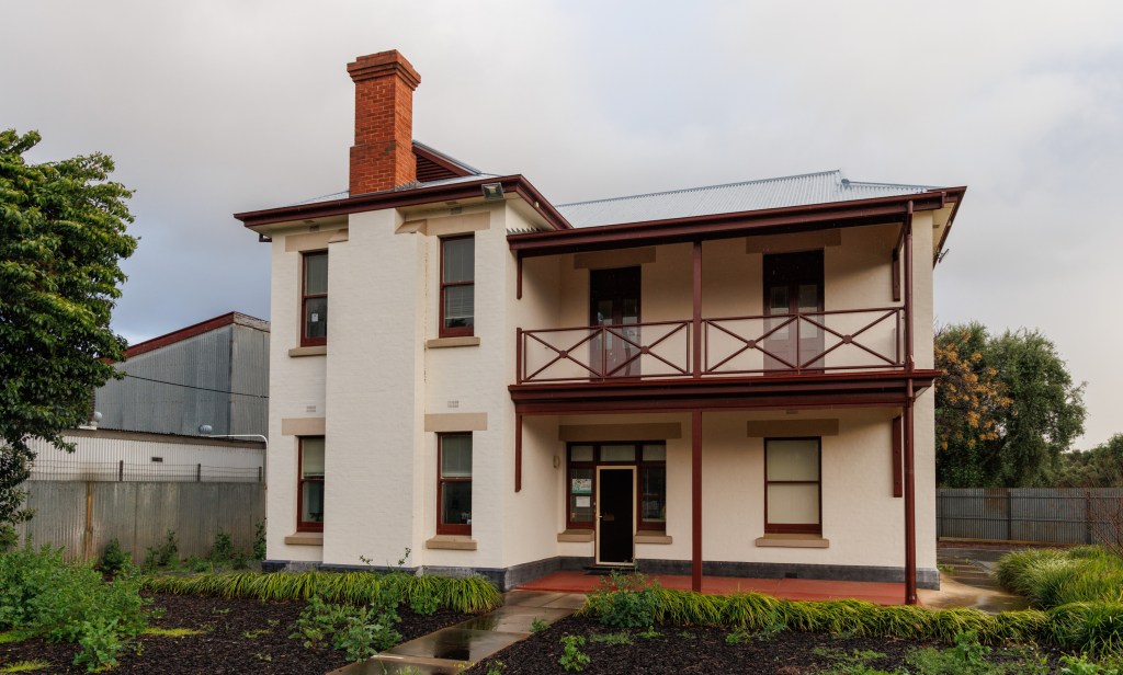 One of the heritage listed buildings at Thebarton police barracks. Photo: Tony Lewis/InDaily