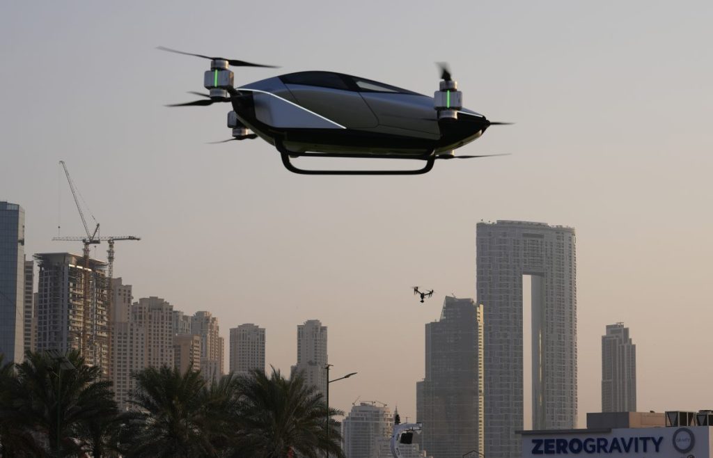 Thumbnail for China tests flying taxi