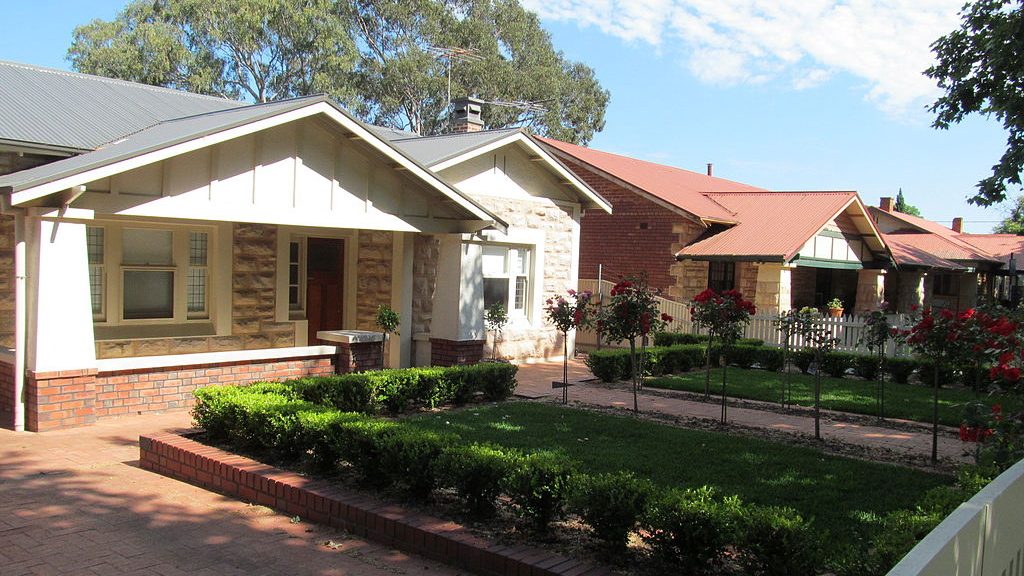 Homes in Colonel Light Gardens, made a State Heritage Area in 2000. Picture: Wikimedia User Orderinchaos