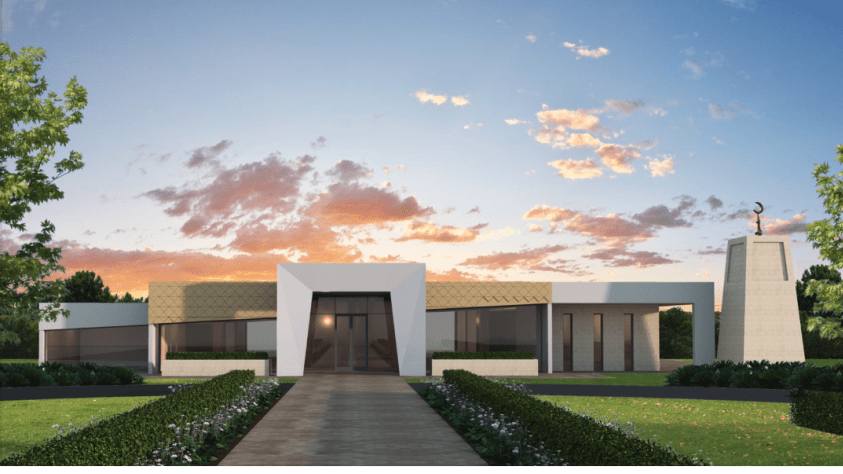 A design image for an Islamic prayer room at Smithfield. Photo: Islamic Society of SA/Facebook