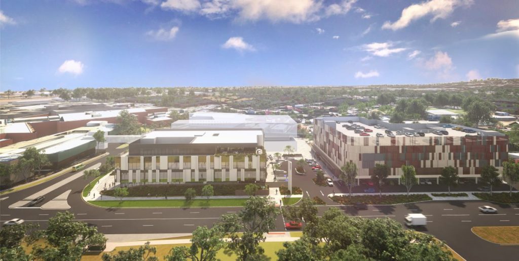 A computer image of the three stage Playford Health Hub in Adelaide's northern suburbs. Image: supplied