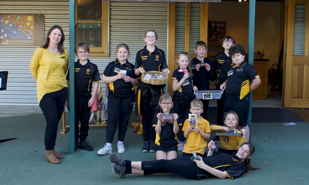 The Mypolonga Primary School Shop teaches kids how to run a business. Photo: Lara Pacillo