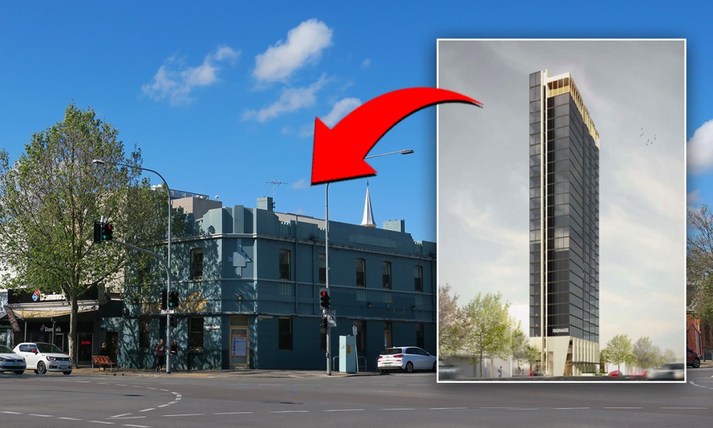 Thumbnail for High-rise hotel for former city pub