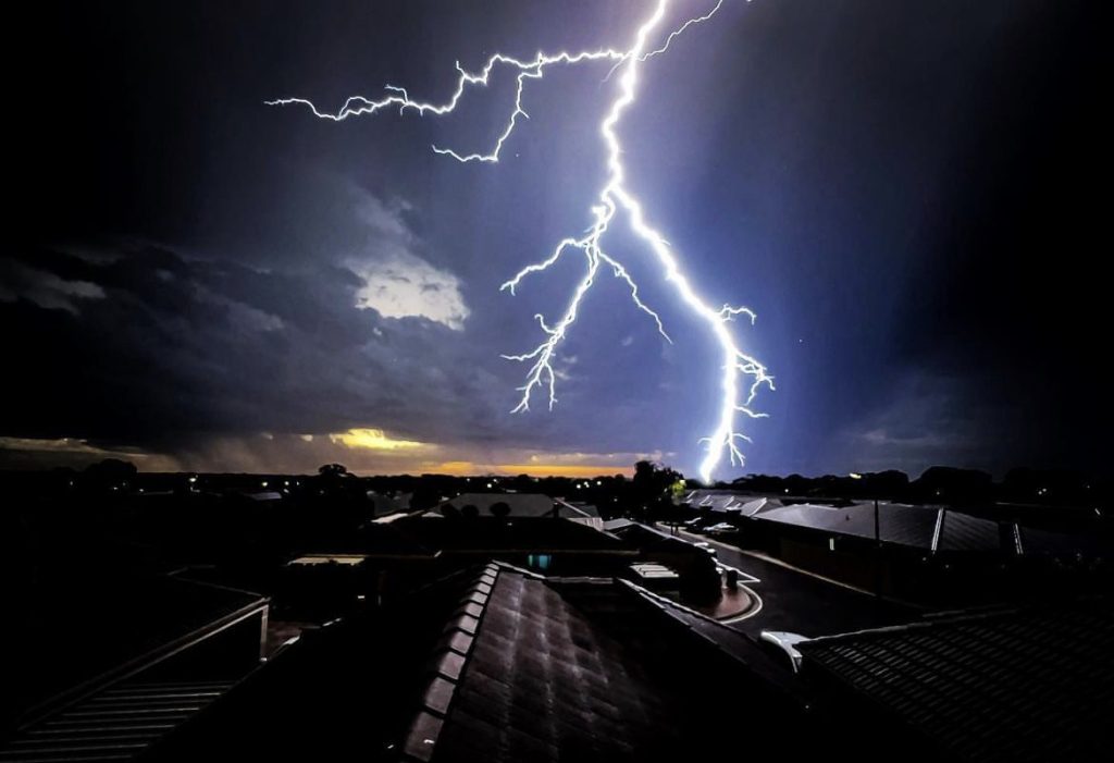 Thumbnail for Lightning strikes pummel state