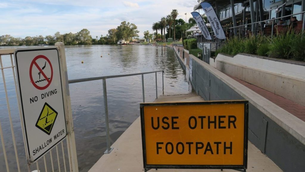 Thumbnail for River Murray flow raised again with risk of biggest flood since 1956