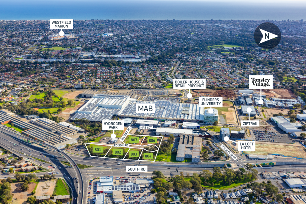 New allotments have hit the market at the Tonsley Innovation District. Photo: Renewal SA/supplied